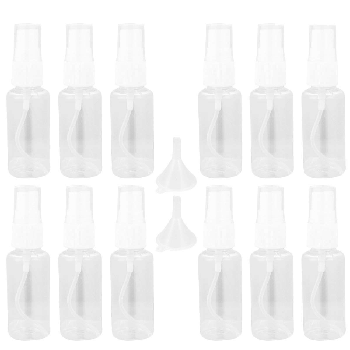 Perfume Travel Set - 14Pcs Plastic Dispenser Bottles Set with
