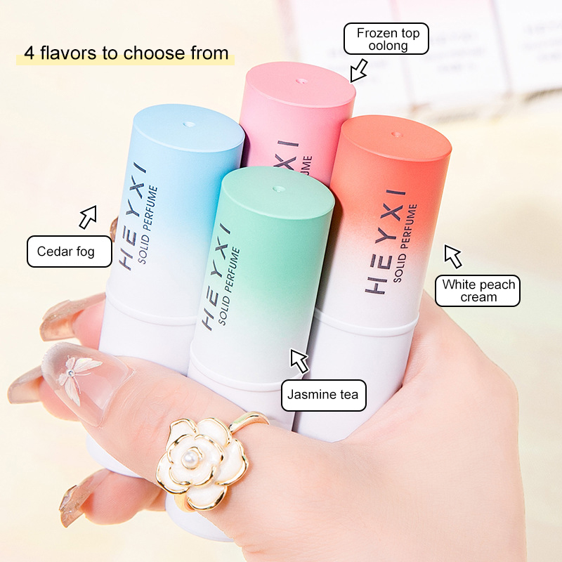 Perfume Travel Set - 4-Pack Solid Perfume Balm Set 4