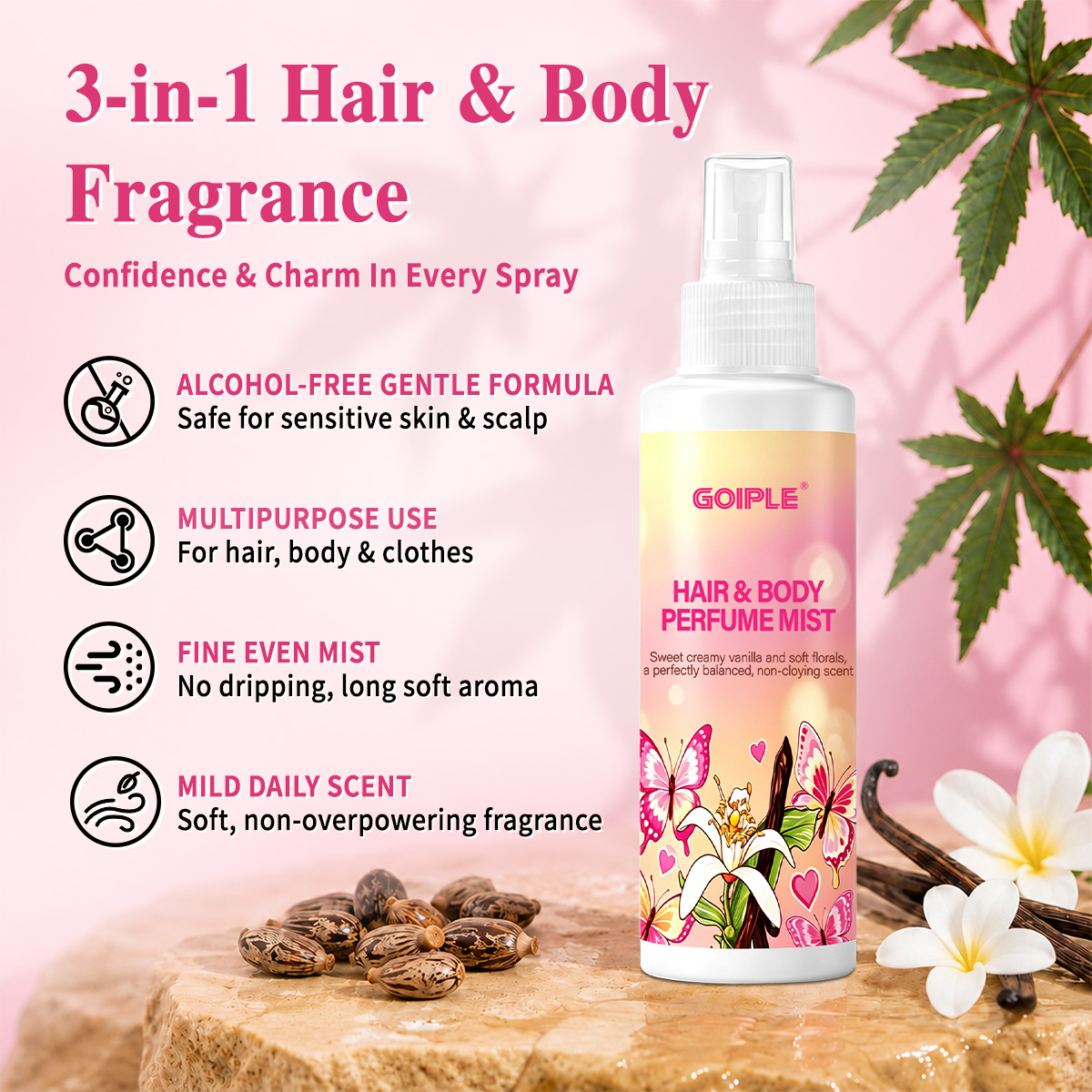 Hair & Body Perfume Mist Body  - Perfume Aroma Fragrance 评论和价格