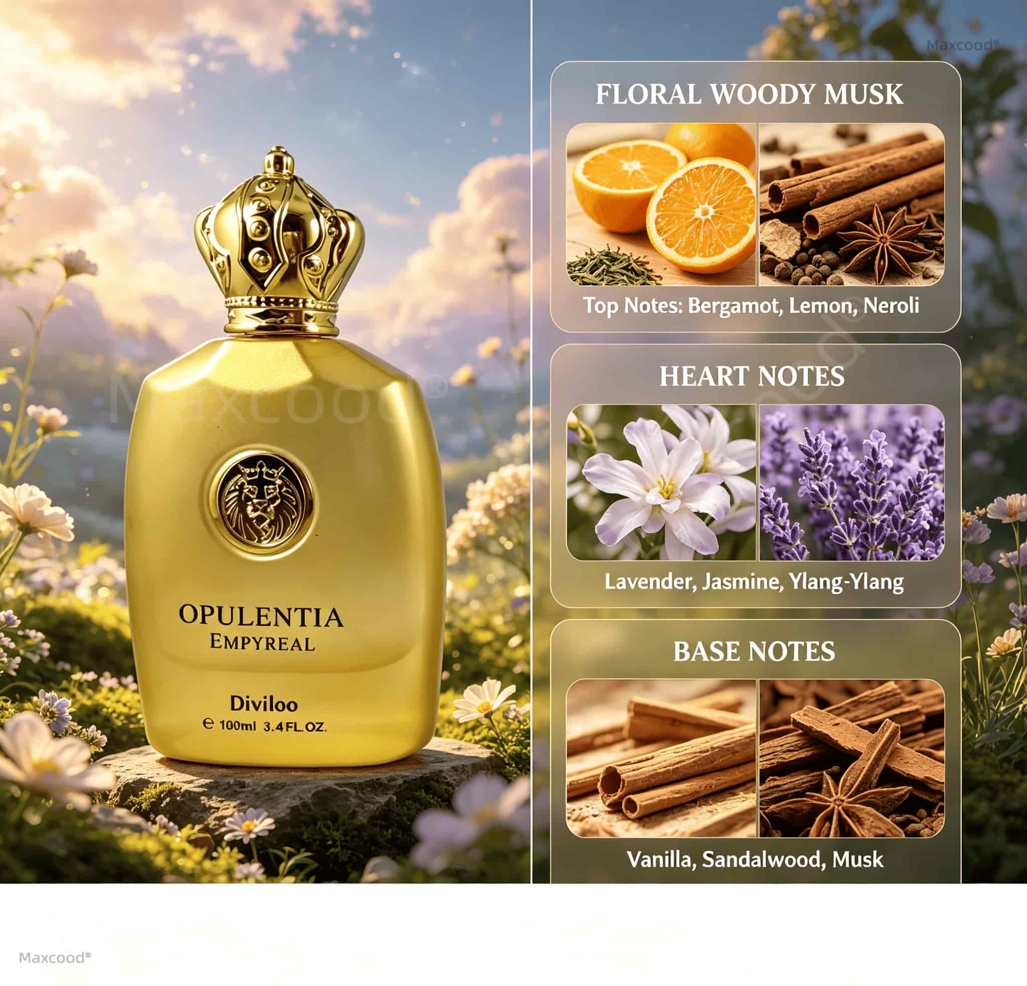Floral, Woody, and Musky Notes - Perfume Fragrance Long Lasting 评论和价格