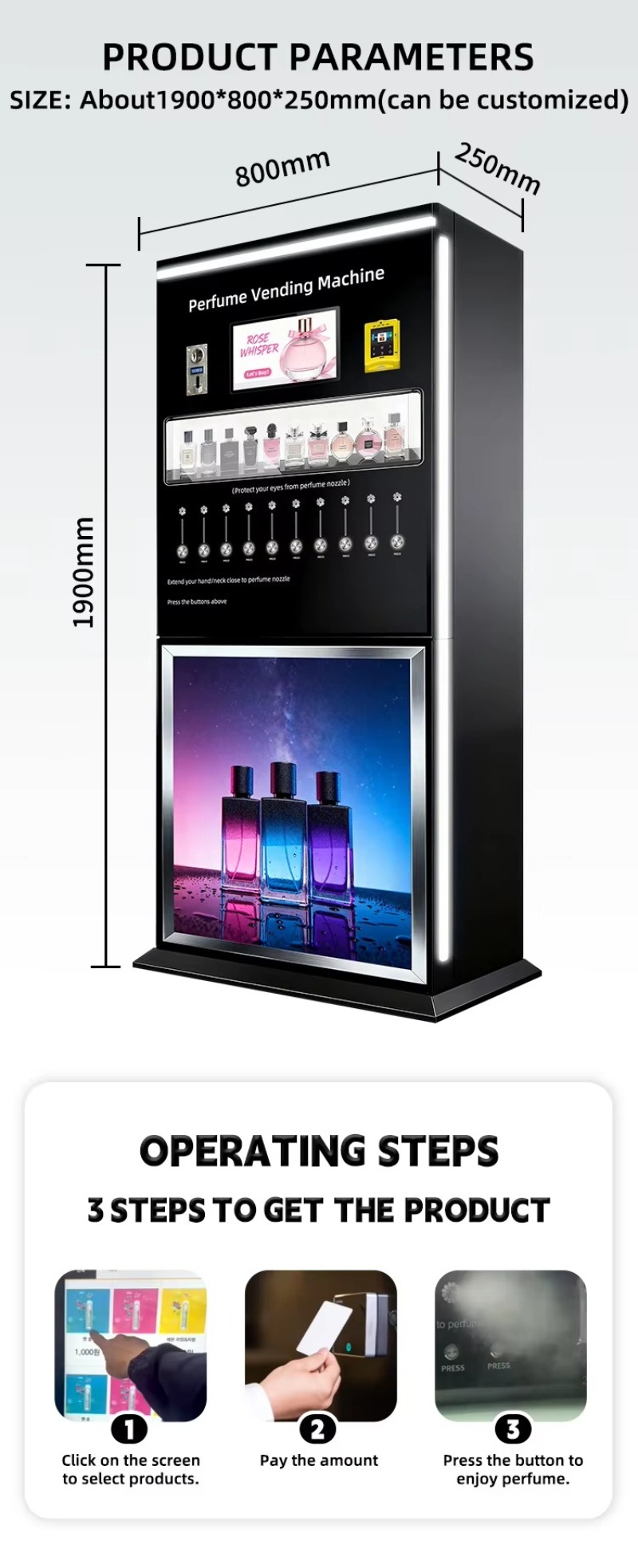 Perfume Vending Machine Smart  - Perfume Fragrance Sale 评论和价格